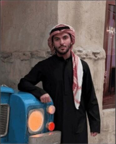 Portrait of Ahmed Nazar.